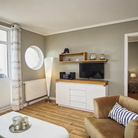 Apartmán Meeresblick Residenzen Ferienwohnung 25 Mit Sauna- Und Schwimmbadnutzung Im Ahoi Sellin